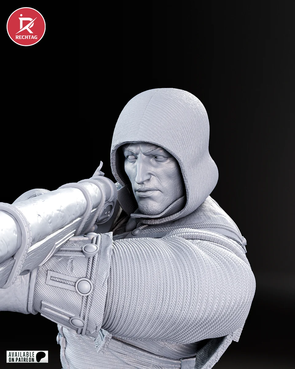 Shay Cormac | Fan Art | 3D Printed Resin Model Garage Kit | *Un-Painted* | Rechtag 13