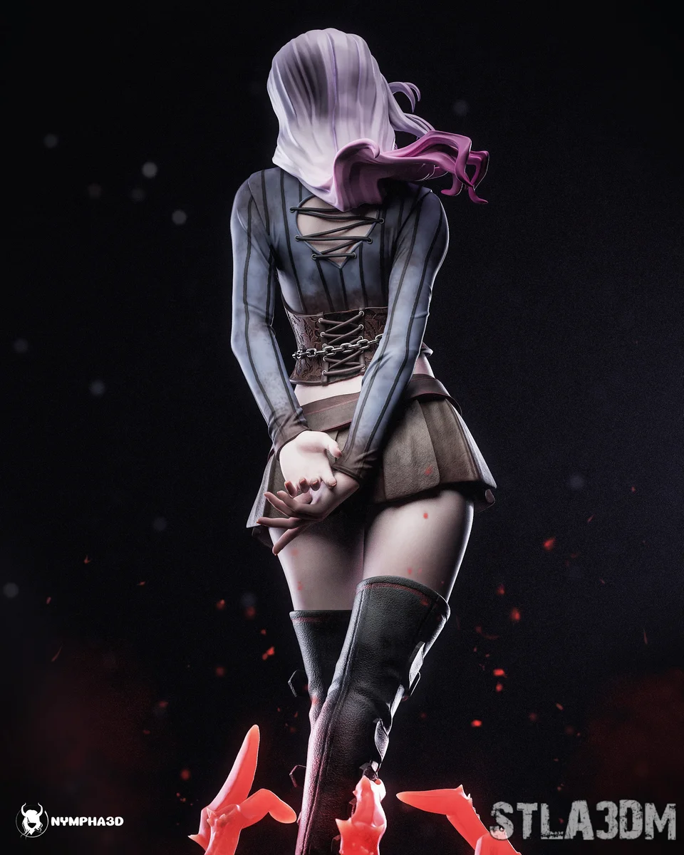 Sable Ward | Fan Art | 3D Printed Resin Model Garage Kit | *Un-Painted* | Nympha3D 3