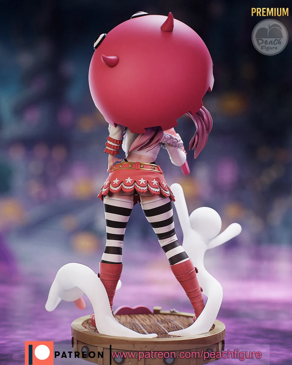 Perona | Fan Art | 3D Printed Resin Model Garage Kit | *Un-Painted* | Peach Figure 4