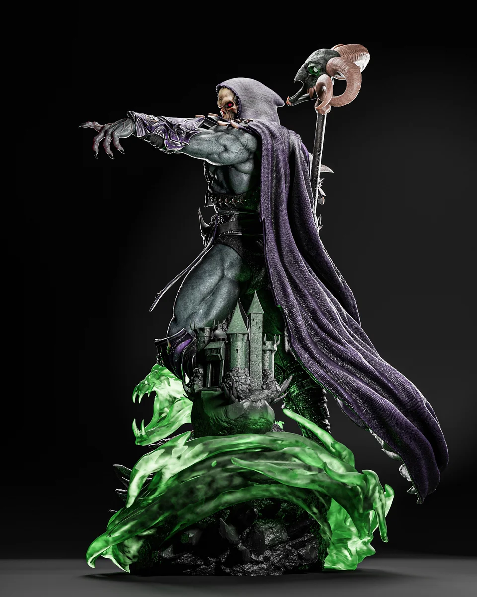 Skeletor | Fan Art | 3D Printed Resin Model Garage Kit | *Un-Painted* | ZEZ Studio 4