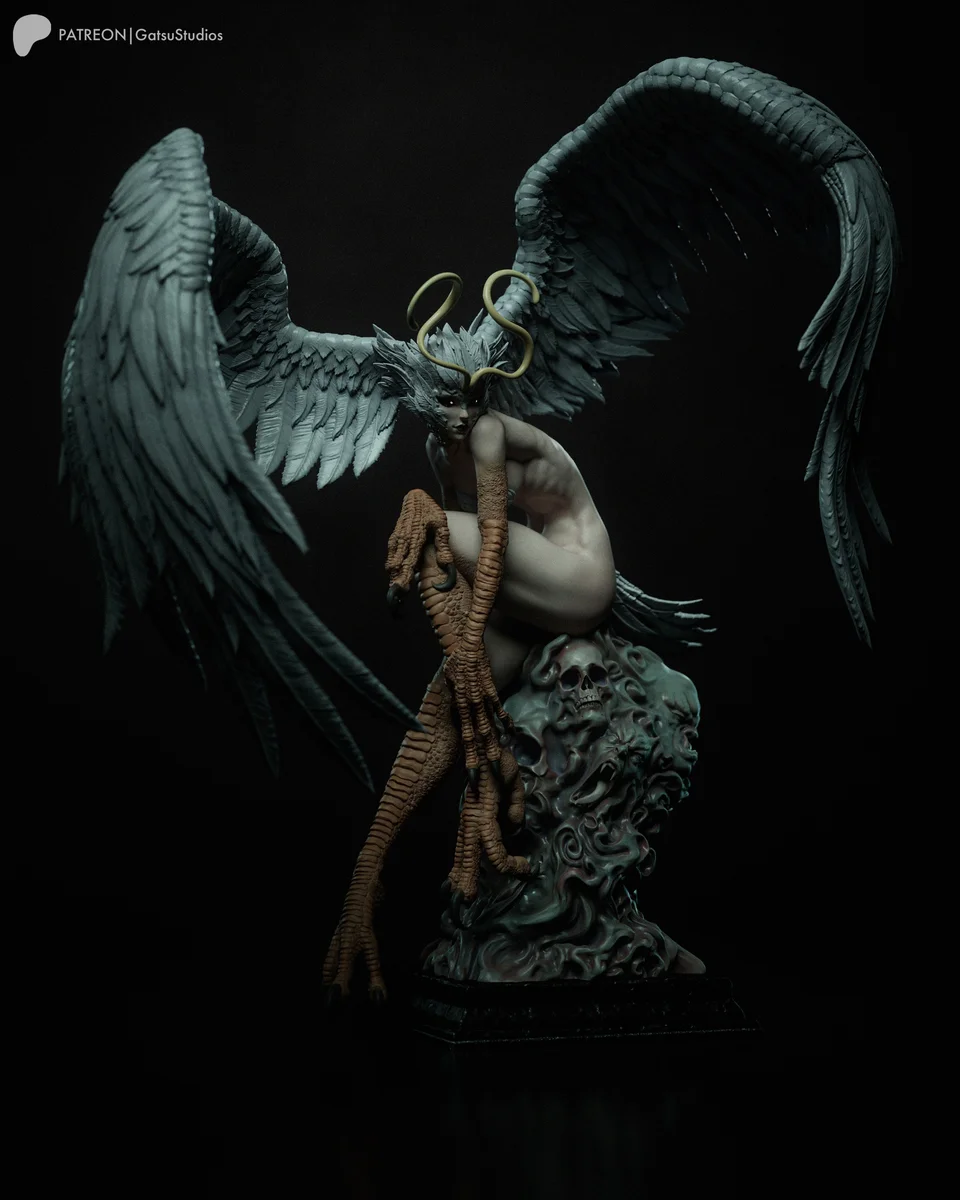 Sirene | Fan Art | 3D Printed Resin Model Garage Kit | *Un-Painted* | Gatsu Studios 4