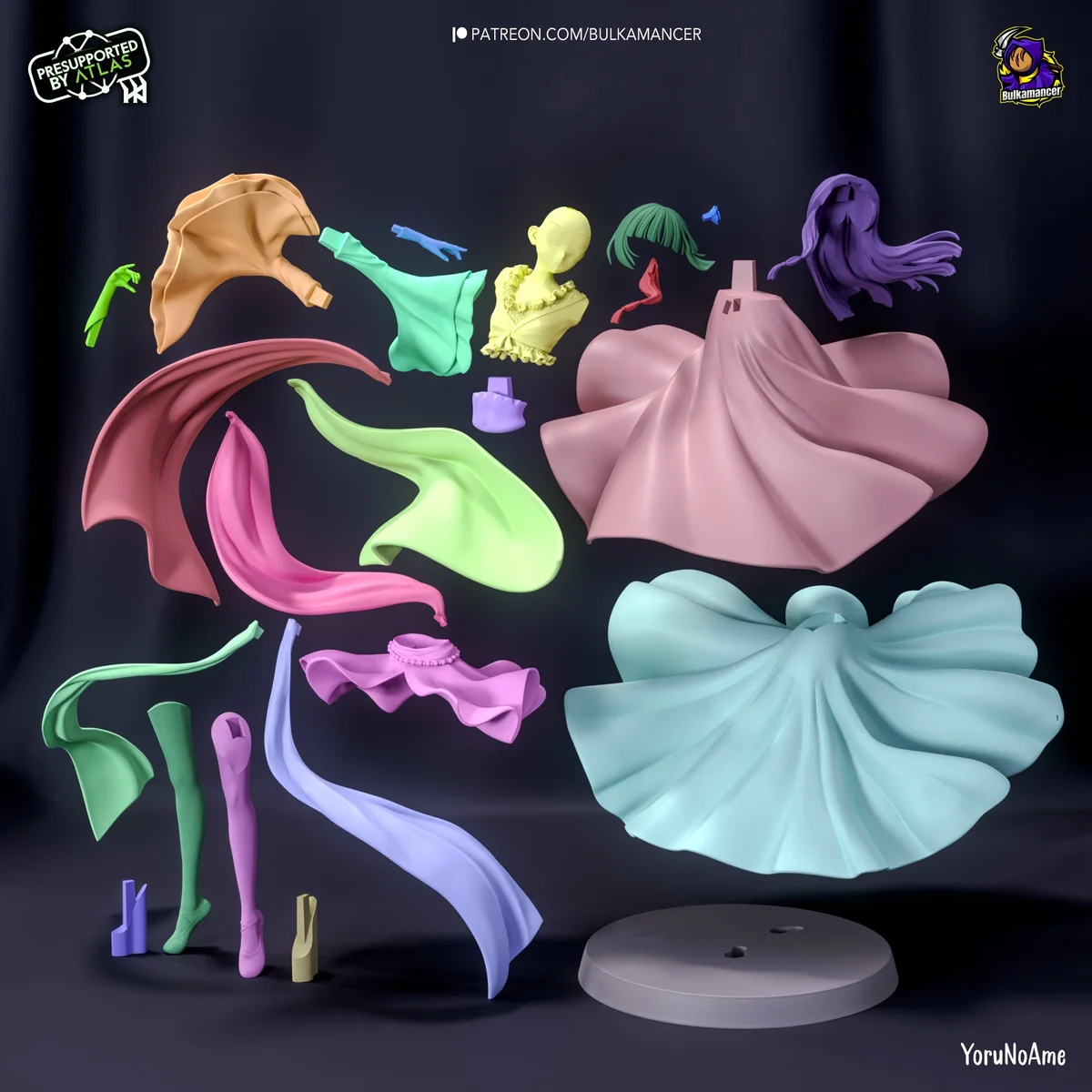 Poison Maiden | Fan Art | 3D Printed Resin Model Garage Kit | *Un-Painted* | Bulkamancer 6