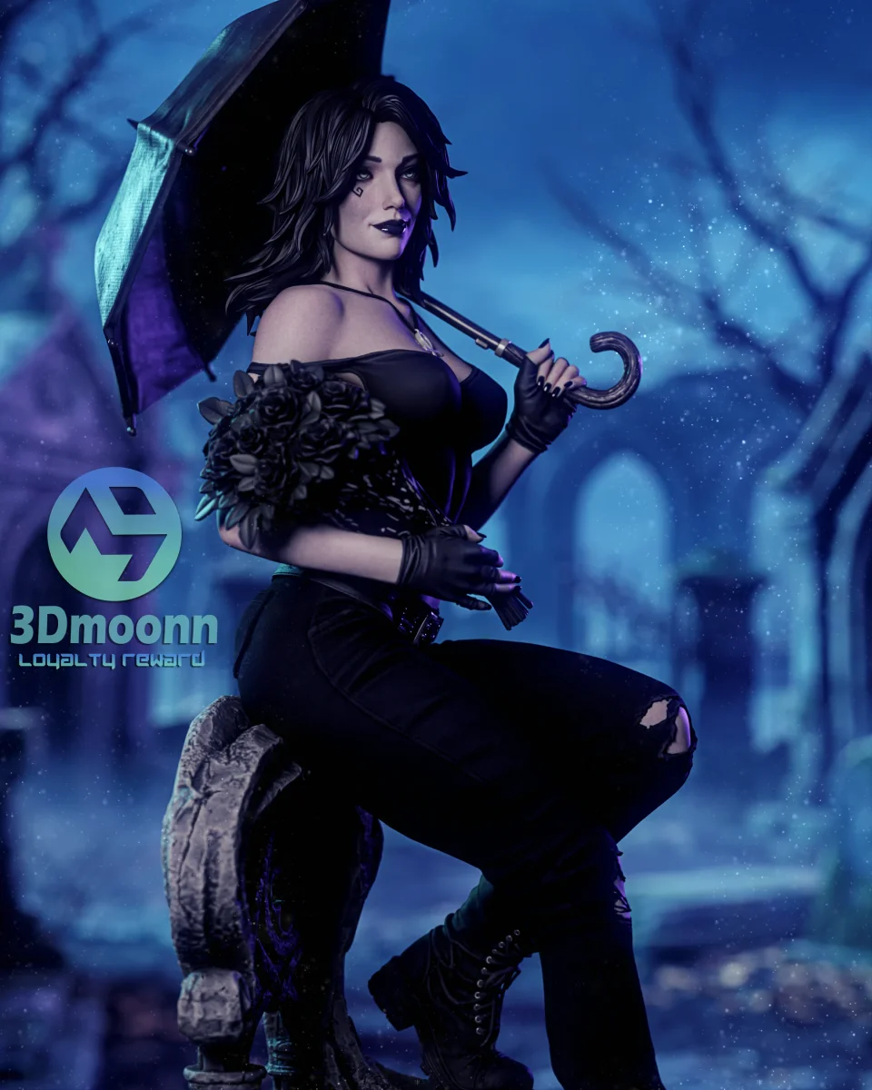 Death Sandman | Fan Art | 3D Printed Resin Model Garage Kit | *Un-Painted* | 3DMoonn 8