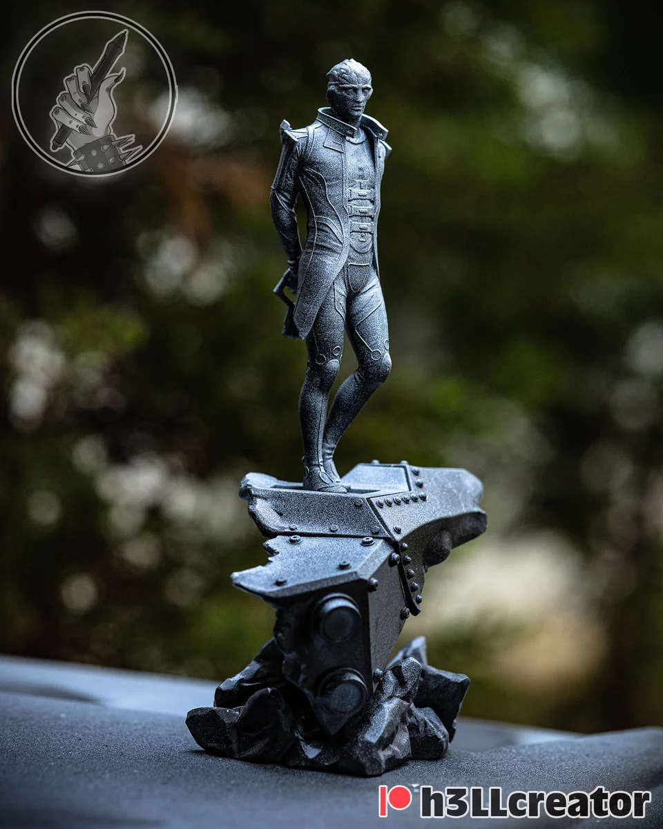 Thane Krios | Fan Art | 3D Printed Resin Model Garage Kit | *Un-Painted* | H3LL Creator 5