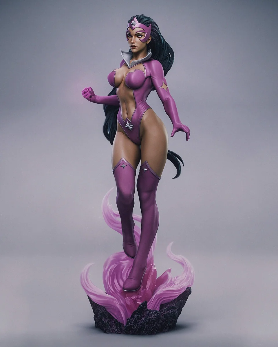 Star Sapphire | Fan Art | 3D Printed Resin Model Garage Kit | *Un-Painted* | Abe3D 4