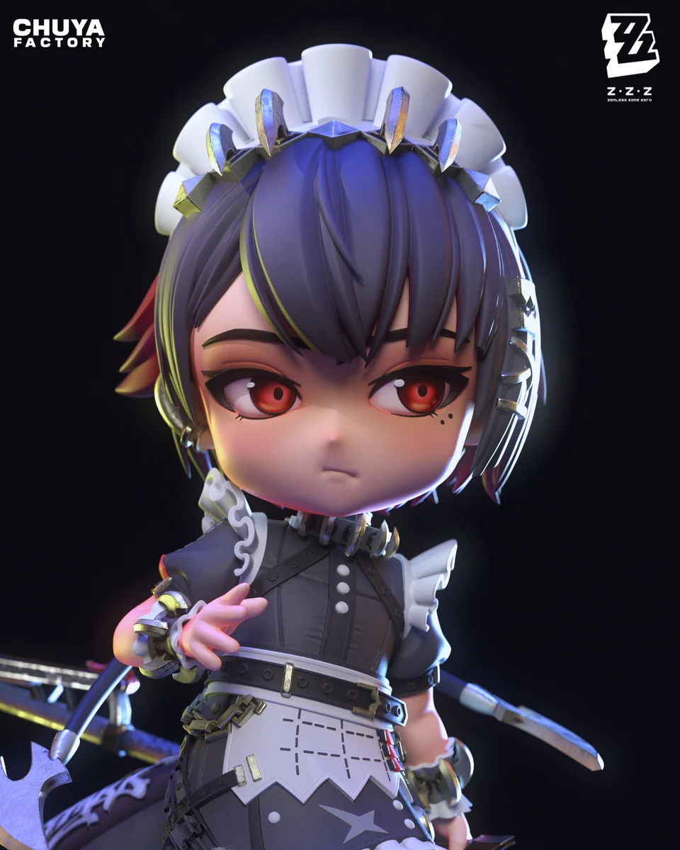 Chibi Ellen Joe | Fan Art | 3D Printed Resin Model Garage Kit | *Un-Painted* | Chuya Factory