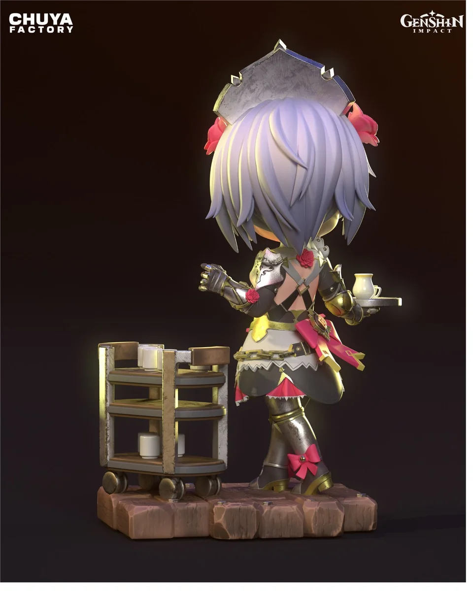 Chibi Noelle | Fan Art | 3D Printed Resin Model Garage Kit | *Un-Painted* | Chuya Factory 7
