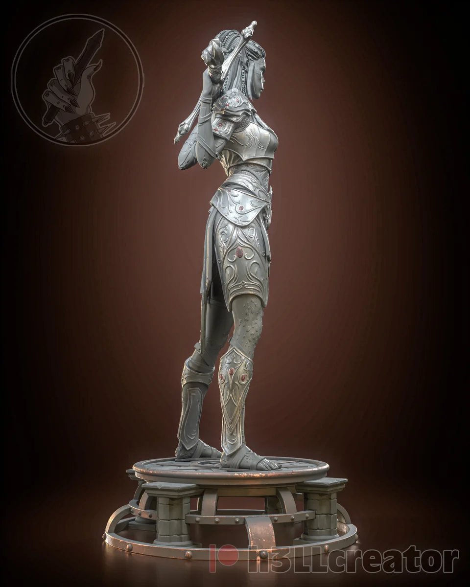 Lae'zel | Fan Art | 3D Printed Resin Model Garage Kit | *Un-Painted* | H3LL Creator 5