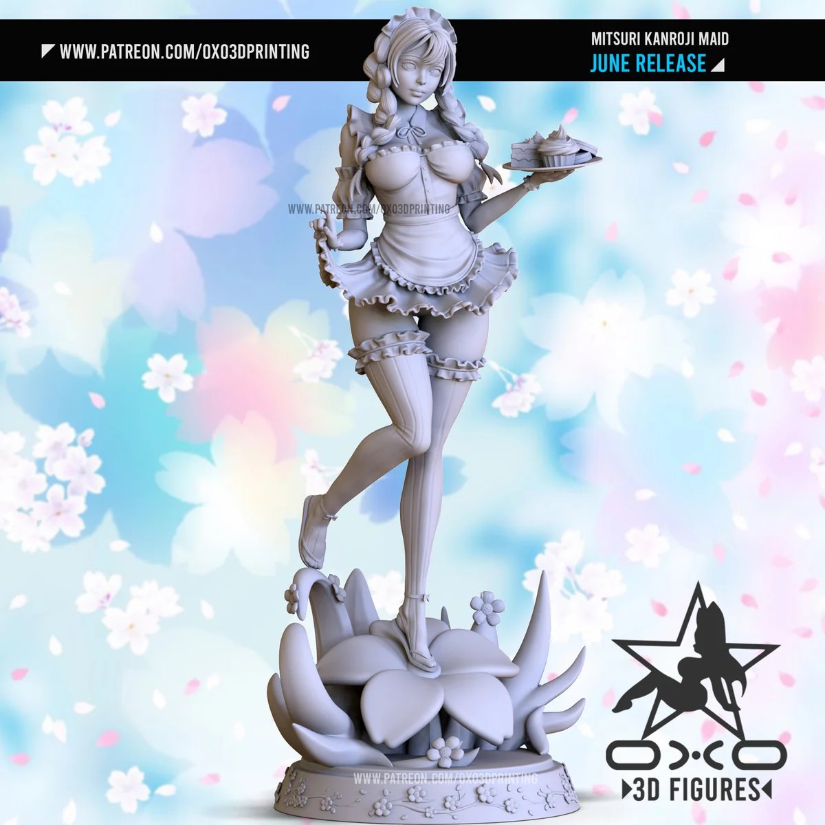 Mitsuri Kanroji | Fan Art | 3D Printed Resin Model Garage Kit | *Un-Painted* | OXO3D 6