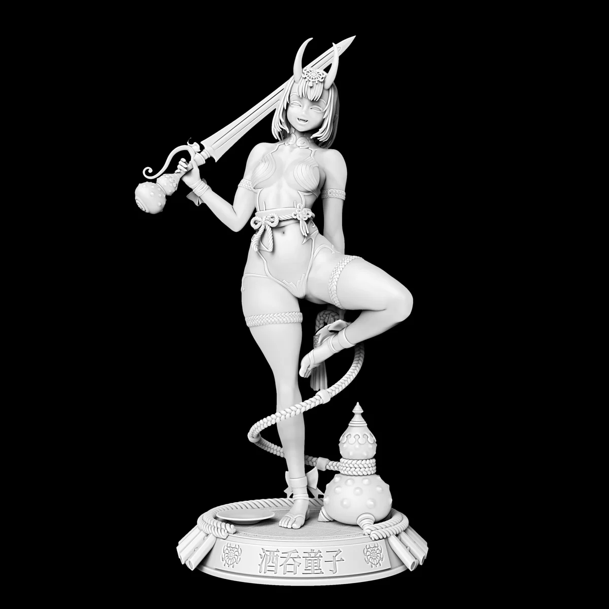 Shuten Douji - Assassin | Fan Art | 3D Printed Resin Model Garage Kit | *Un-Painted* | Officer Rhu 2