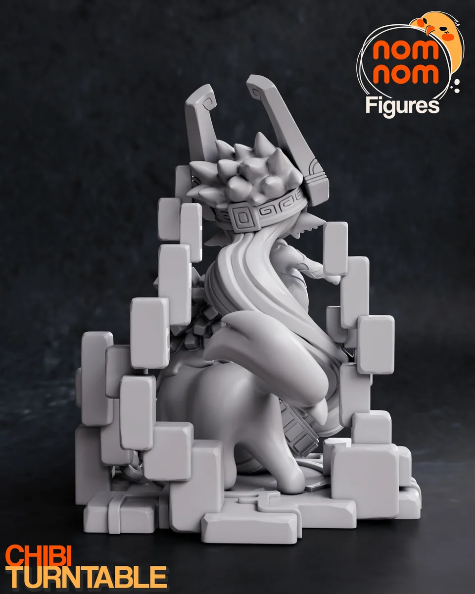 Chibi Midna | Fan Art | 3D Printed Resin Model Garage Kit | *Un-Painted* | Nomnom 5