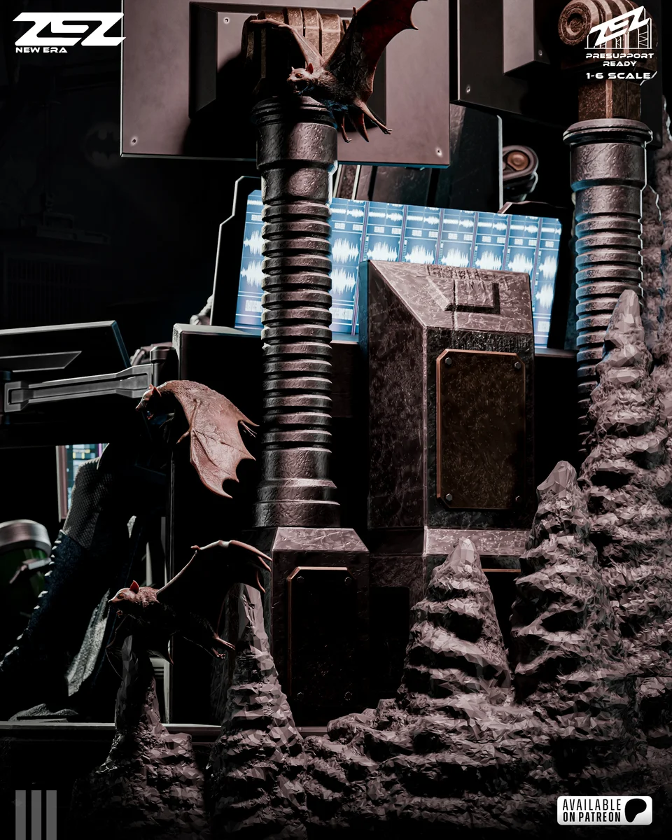 Batman Throne | Fan Art | 3D Printed Resin Model Garage Kit | *Un-Painted* | ZEZ Studio 8