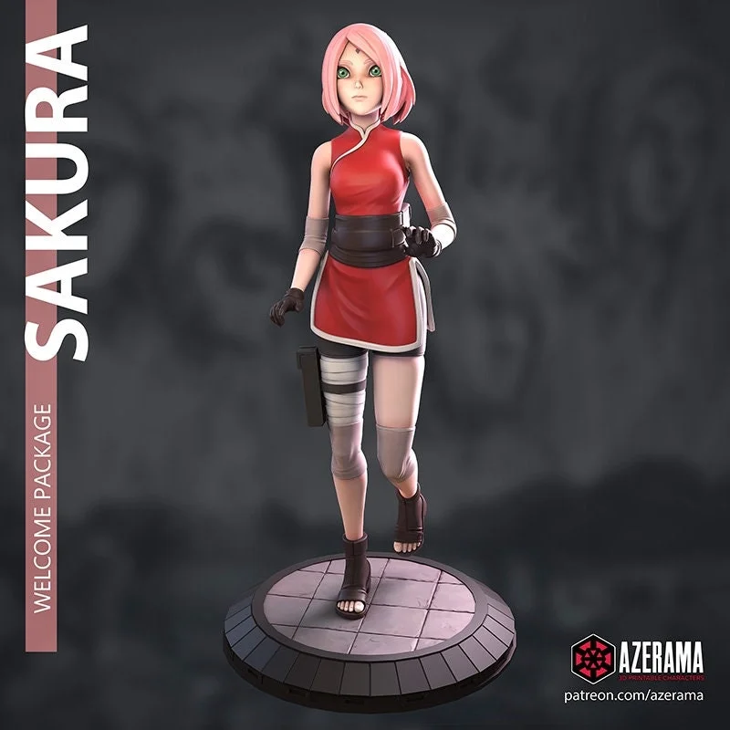 Team 7 Member | Fan Art | 3D Printed Resin Model Garage Kit | *Un-Painted* | Azerama 3