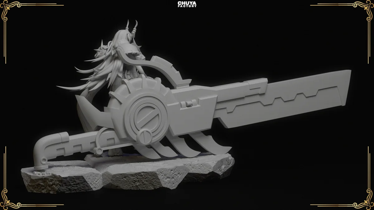 Barghest | Fan Art | 3D Printed Resin Model Garage Kit | *Un-Painted* | Chuya Factory 10