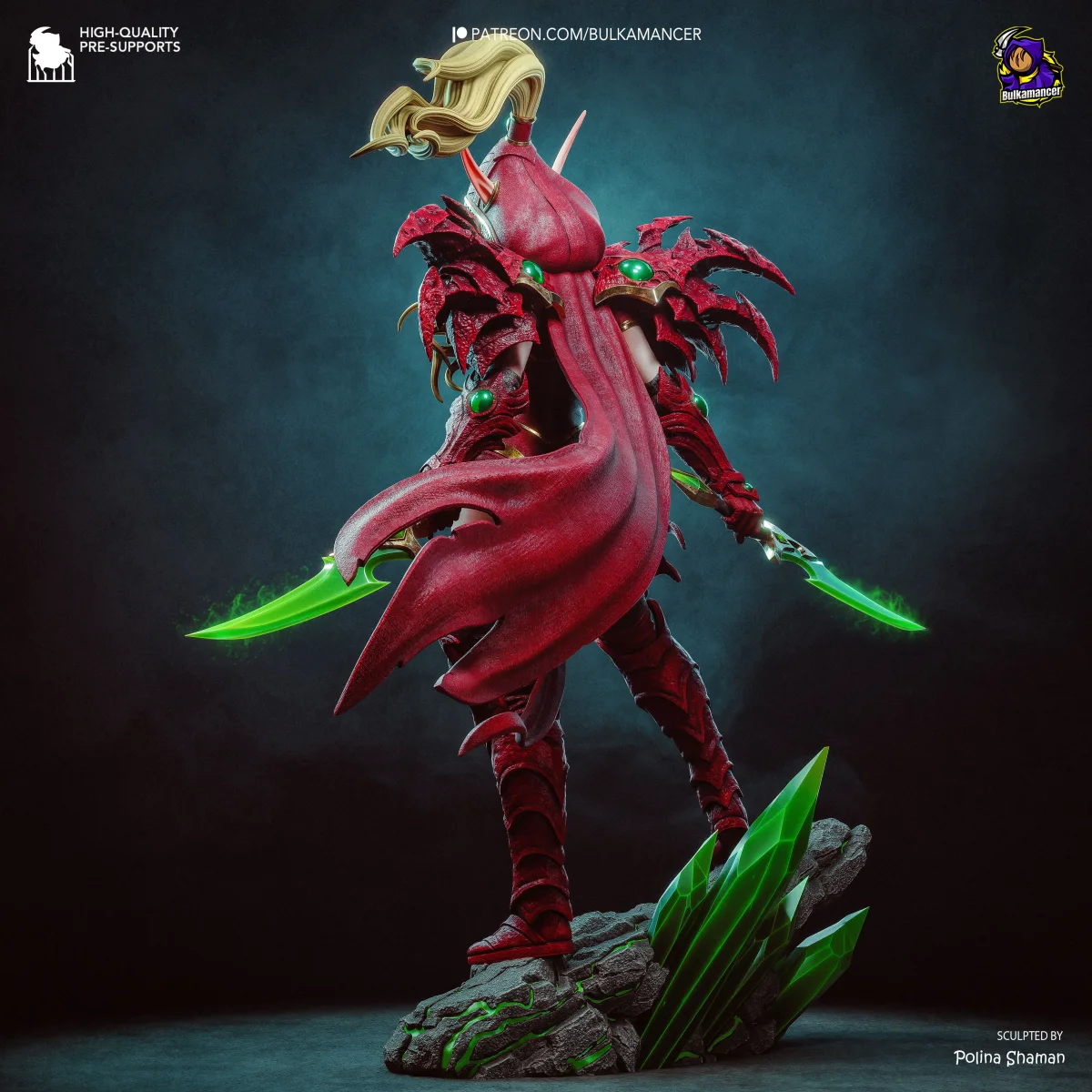 Valeera | Fan Art | 3D Printed Resin Model Garage Kit | *Un-Painted* | Bulkamancer 4