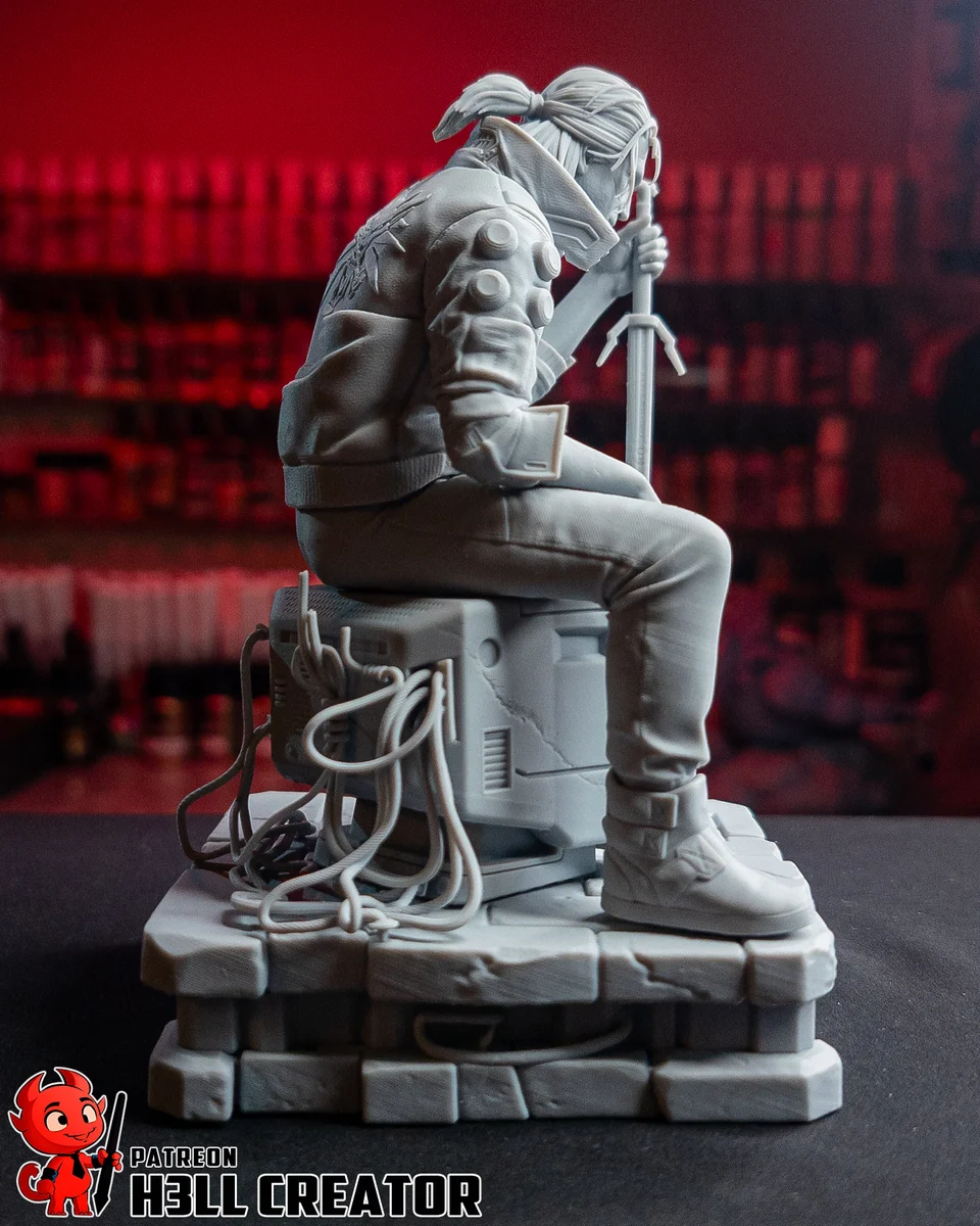 Geralt of Rivia | Fan Art | 3D Printed Resin Model Garage Kit | *Un-Painted* | H3LL Creator 11