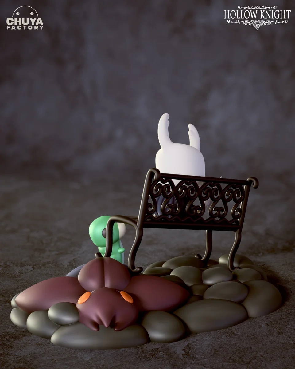 Chibi Hollow Knight | Fan Art | 3D Printed Resin Model Garage Kit | *Un-Painted* | Chuya Factory 5