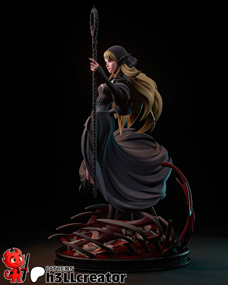 Marcille | Fan Art | 3D Printed Resin Model Garage Kit | *Un-Painted* | H3LL Creator 6