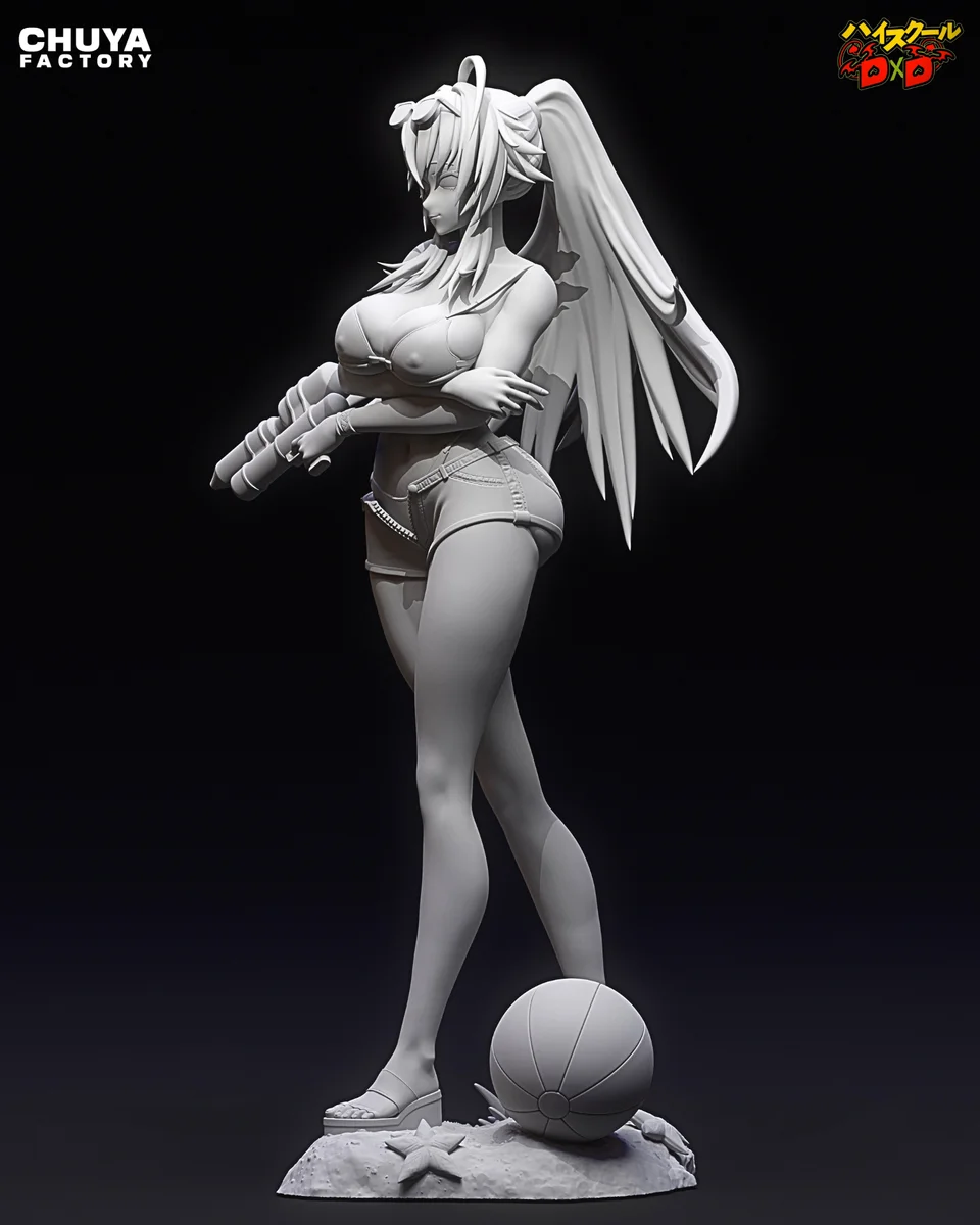 Rias Gremory | Fan Art | 3D Printed Resin Model Garage Kit | *Un-Painted* | Chuya Factory 19