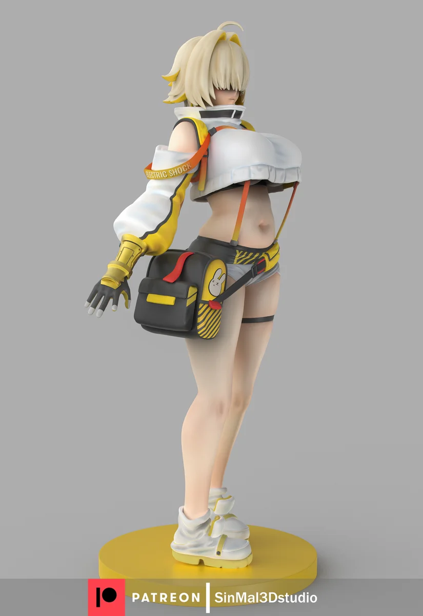 Elegg | Fan Art | 3D Printed Resin Model Garage Kit | *Un-Painted* | Sin3Dstudio 3