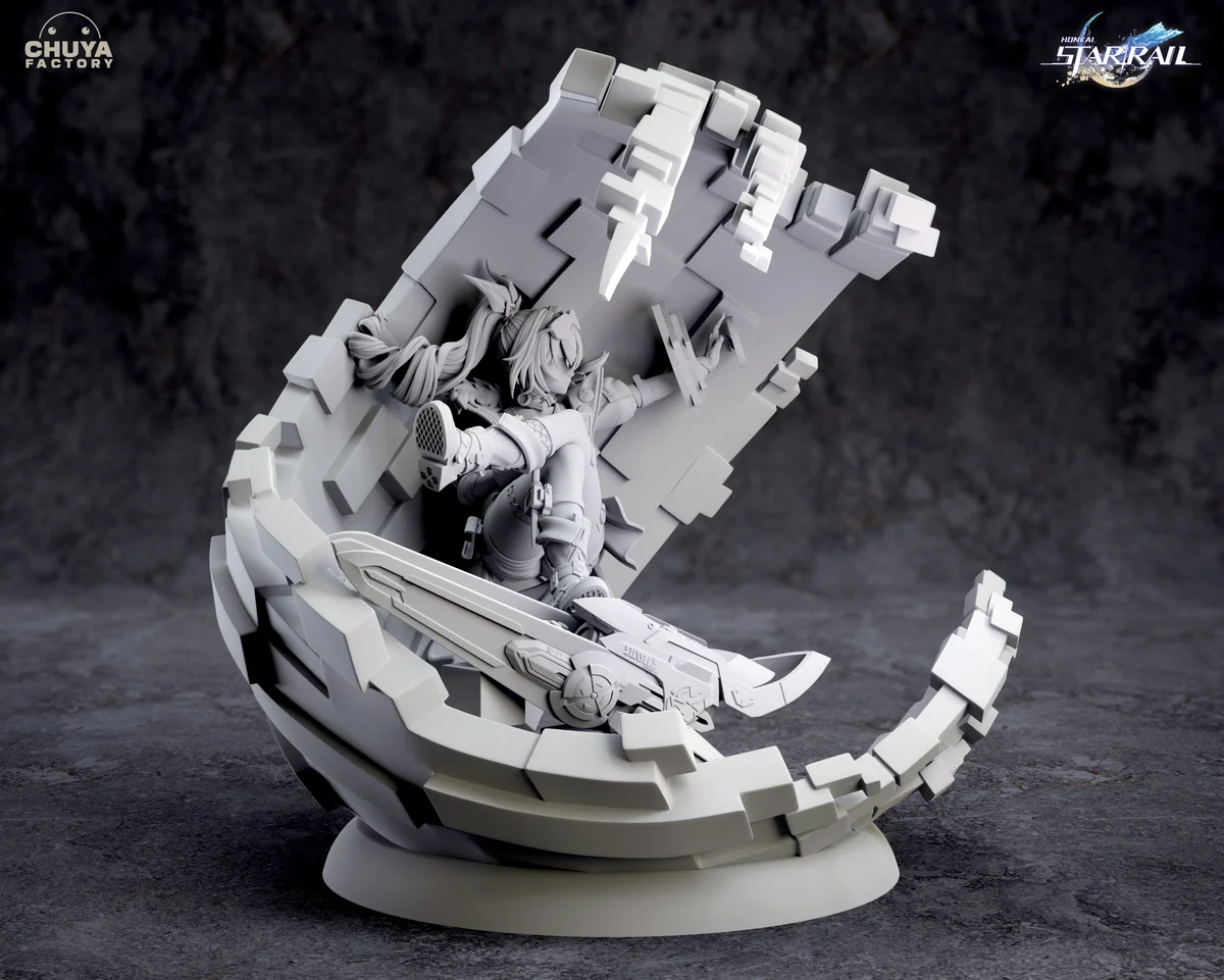 Silver Wolf | Fan Art | 3D Printed Resin Model Garage Kit | *Un-Painted* | Chuya Factory 12
