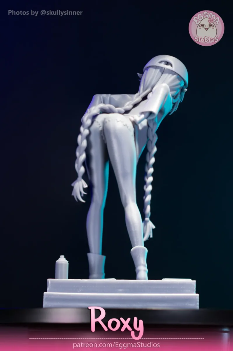Roxy | Fan Art | 3D Printed Resin Model Garage Kit | *Un-Painted* | EggmaStudios 9