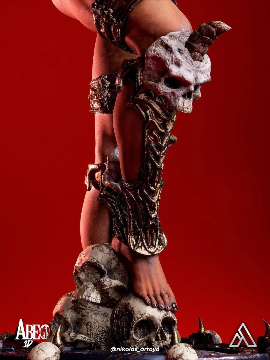 Queen of Damned | Fan Art | 3D Printed Resin Model Garage Kit | *Un-Painted* | Abe3D 15