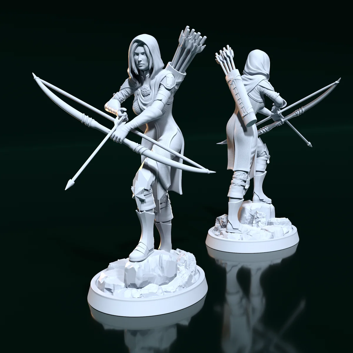 Leliana | Fan Art | 3D Printed Resin Model Garage Kit | *Un-Painted* | H3LL Creator 4