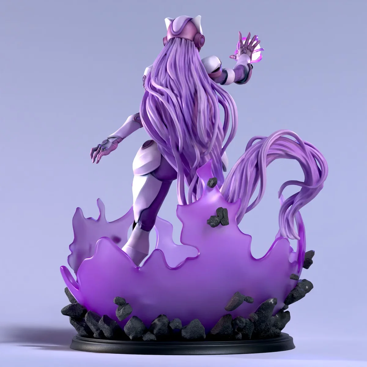 Mewthany - Waifumon | Fan Art | 3D Printed Resin Model Garage Kit | *Un-Painted* | SiryllArt 3