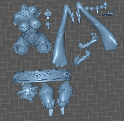 Bad Wabbit | Fan Art | 3D Printed Resin Model Garage Kit | *Un-Painted* | Officer Rhu 5