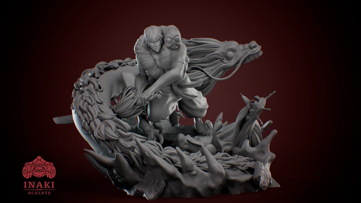 Toji Fushiguro | Fan Art | 3D Printed Resin Model Garage Kit | *Un-Painted* | Inaki Sculpts 4