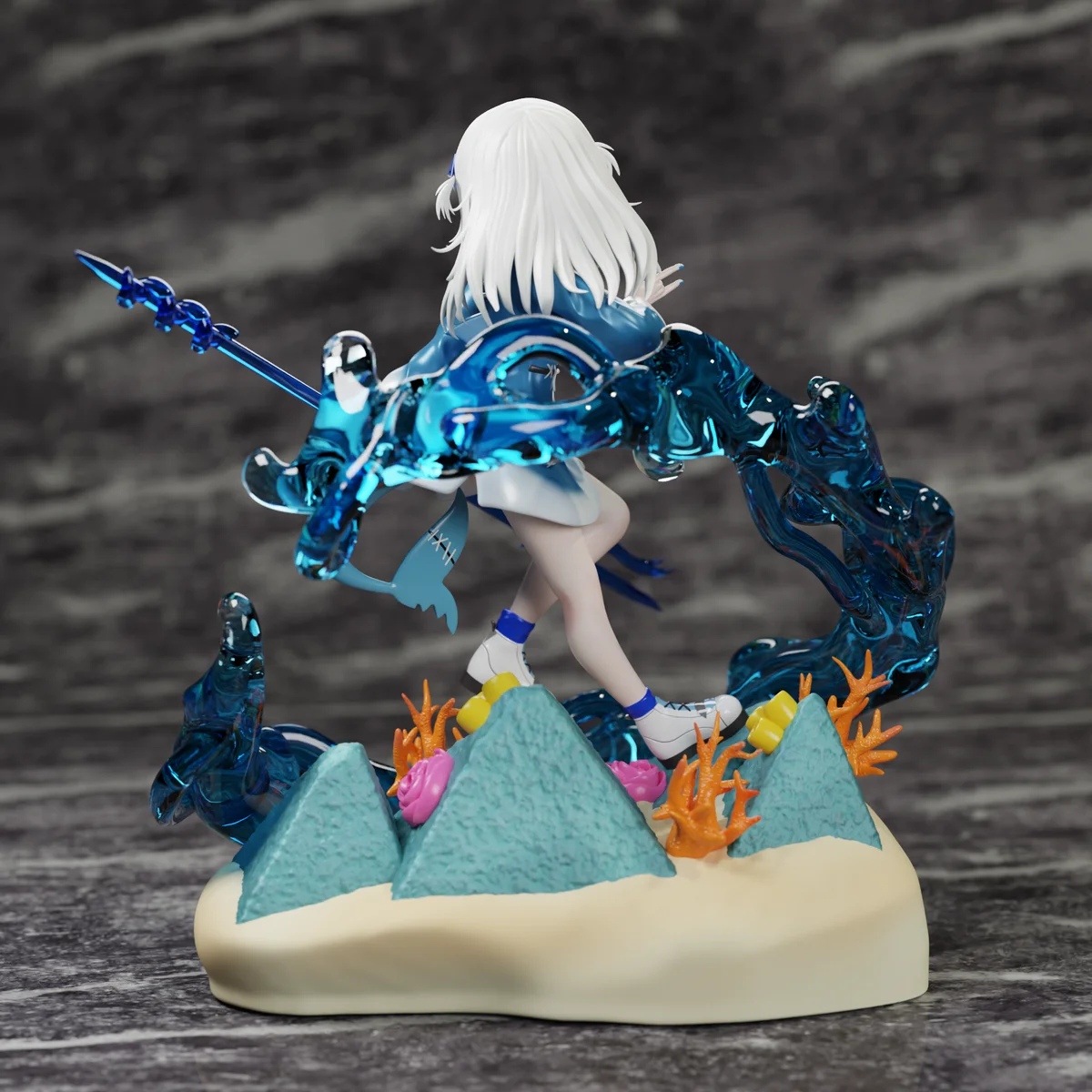 Gawr Gura | Fan Art | 3D Printed Resin Model Garage Kit | *Un-Painted* | Remy Sculpts 5