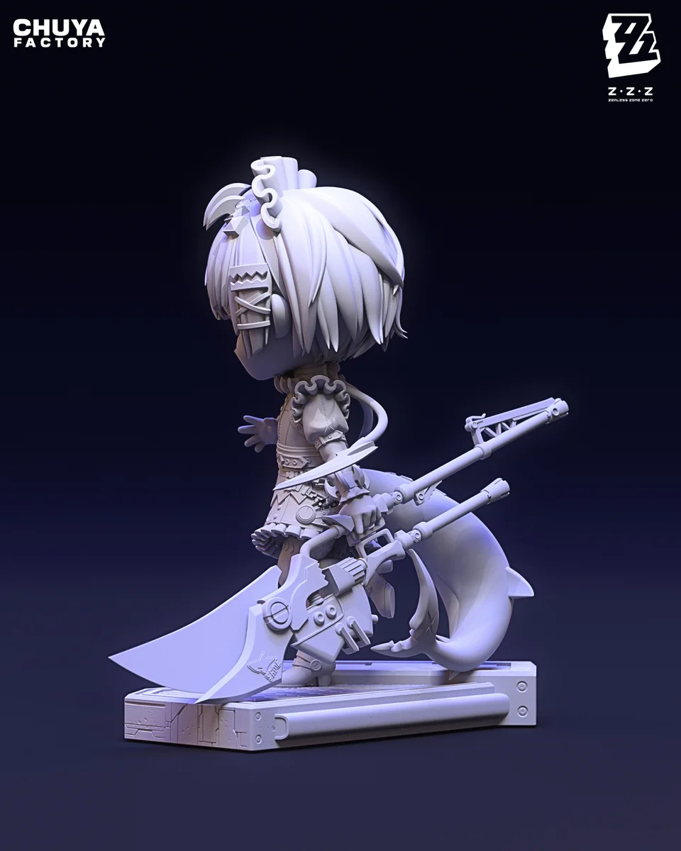 Chibi Ellen Joe | Fan Art | 3D Printed Resin Model Garage Kit | *Un-Painted* | Chuya Factory 19