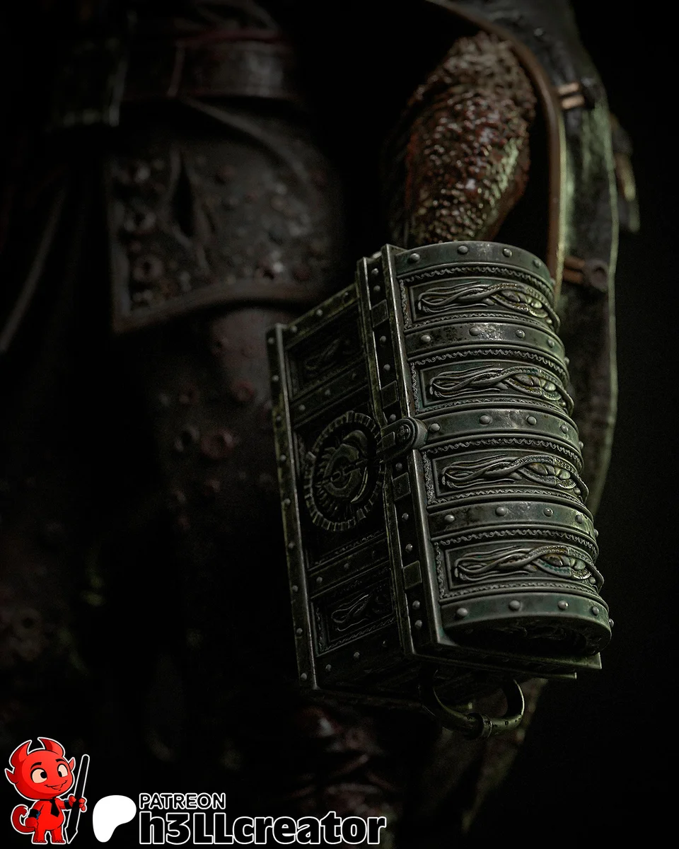 Davy Jones | Fan Art | 3D Printed Resin Model Garage Kit | *Un-Painted* | H3LL Creator 10