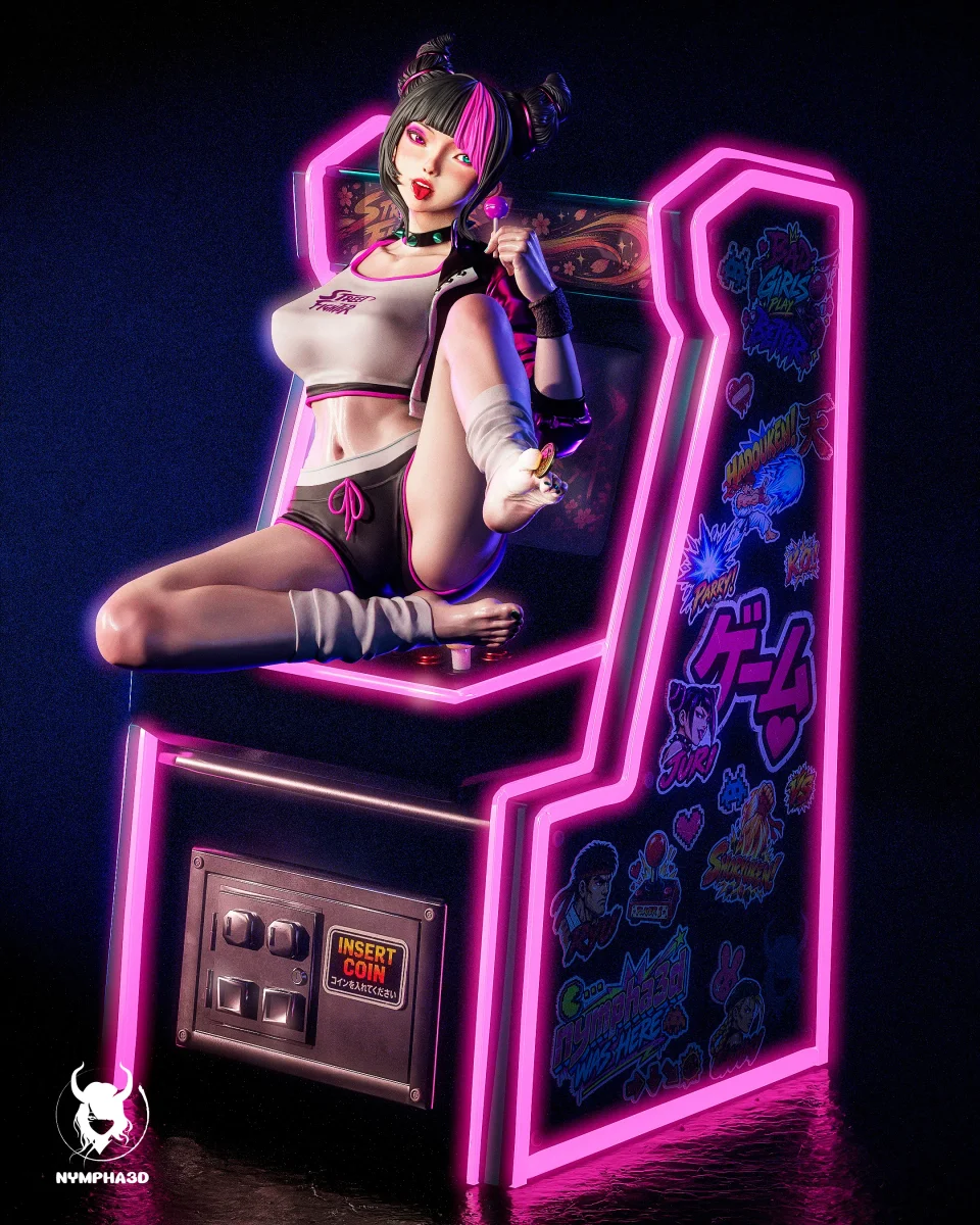 Juri Han | Fan Art | 3D Printed Resin Model Garage Kit | *Un-Painted* | Nympha3D 5