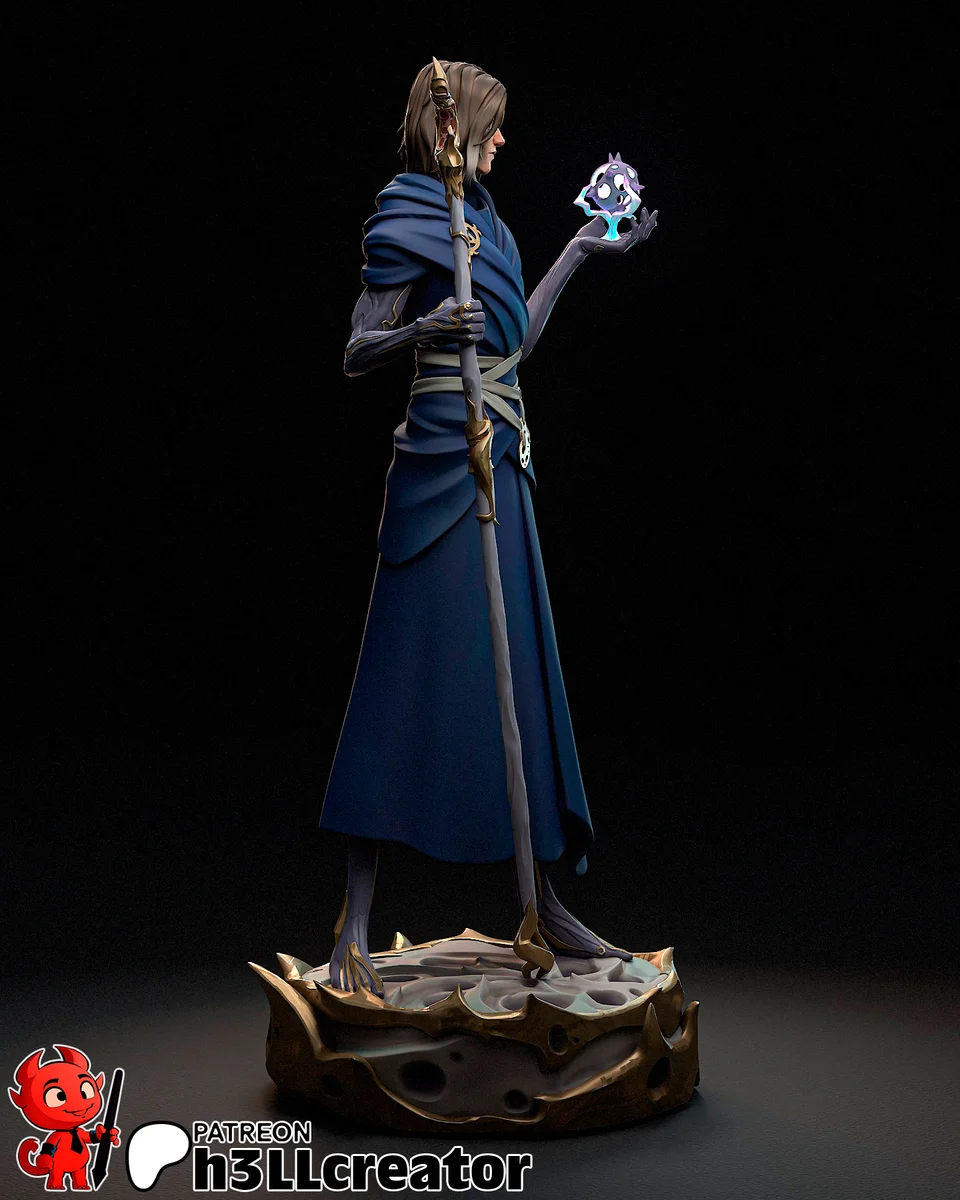 Progressive Healer | Fan Art | 3D Printed Resin Model Garage Kit | *Un-Painted* | H3LL Creator 6