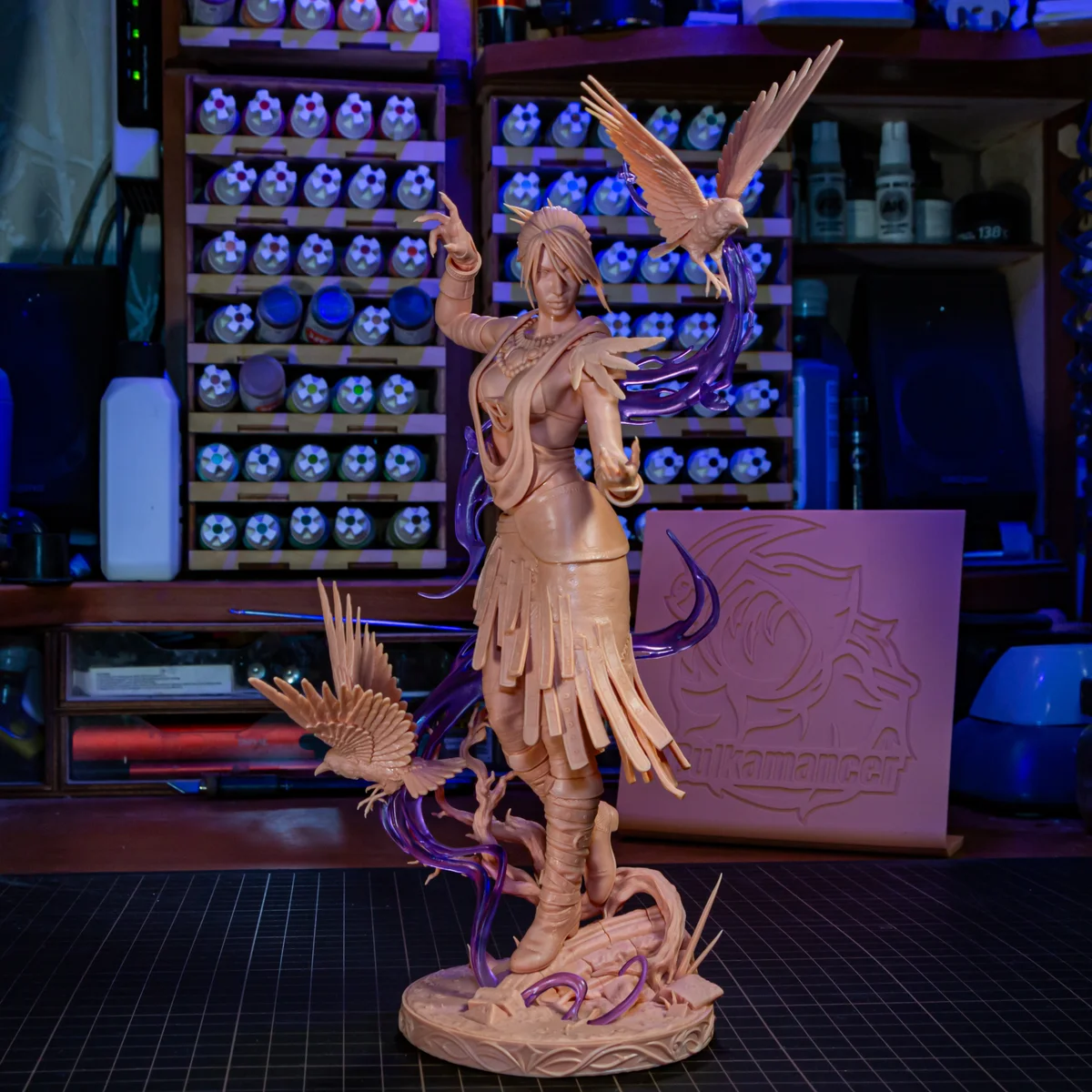 Morrigan | Fan Art | 3D Printed Resin Model Garage Kit | *Un-Painted* | Bulkamancer 21