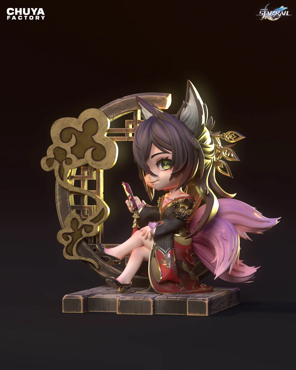 Chibi Tingyun | Fan Art | 3D Printed Resin Model Garage Kit | *Un-Painted* | Chuya Factory 8