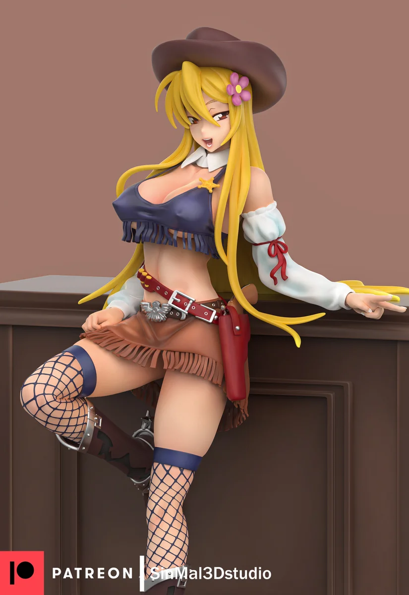 Shizuka Marikawa | Fan Art | 3D Printed Resin Model Garage Kit | *Un-Painted* | Sin3Dstudio 3
