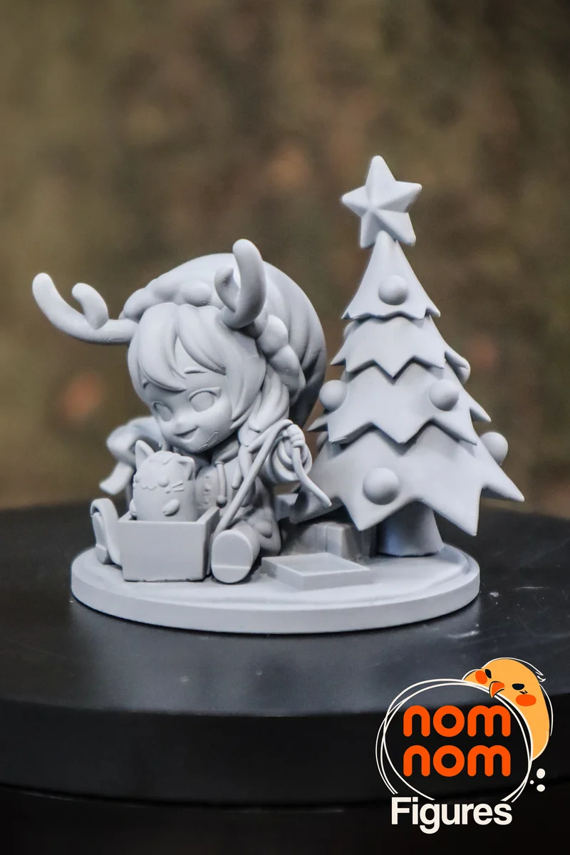 Chibi Nomi | Fan Art | 3D Printed Resin Model Garage Kit | *Un-Painted* | Nomnom 9