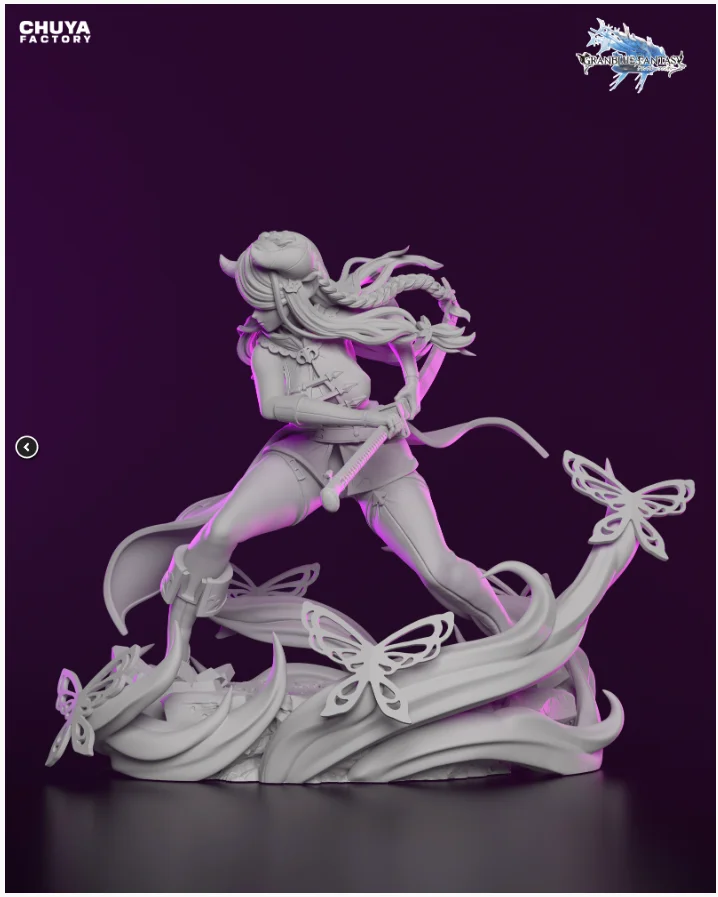 Narmaya | Fan Art | 3D Printed Resin Model Garage Kit | *Un-Painted* | Chuya Factory 16