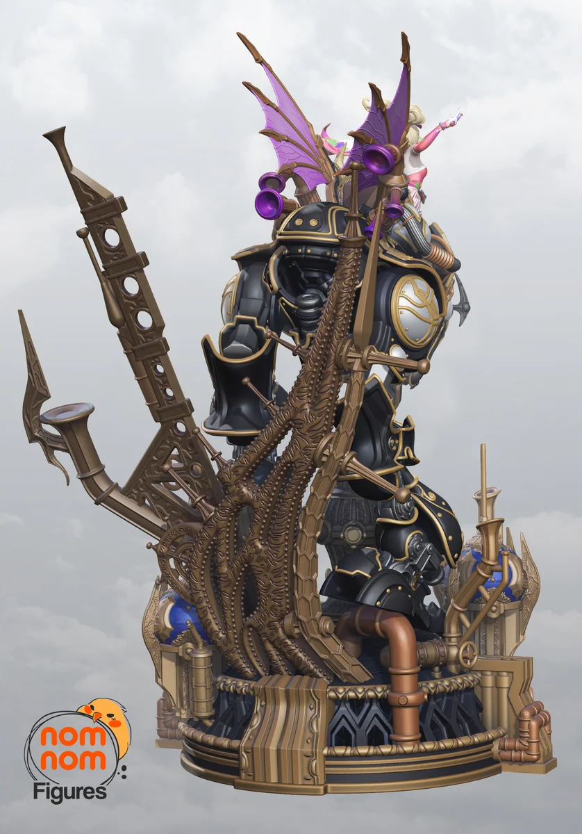 Terra with Magitek | Fan Art | 3D Printed Resin Model Garage Kit | *Un-Painted* | Nomnom 3