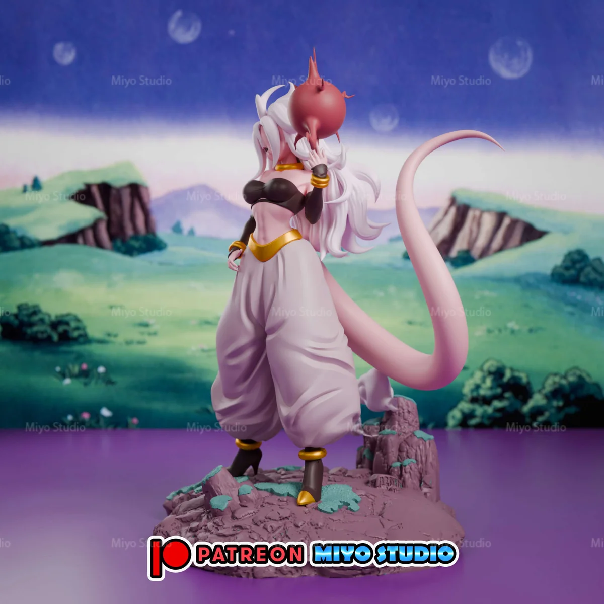 Android 21 | Fan Art | 3D Printed Resin Model Garage Kit | *Un-Painted* | MiyoStudio