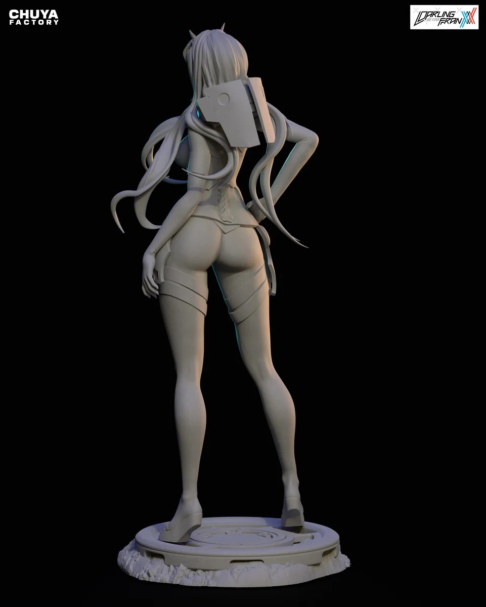 Zero Two | Fan Art | 3D Printed Resin Model Garage Kit | *Un-Painted* | Chuya Factory 10