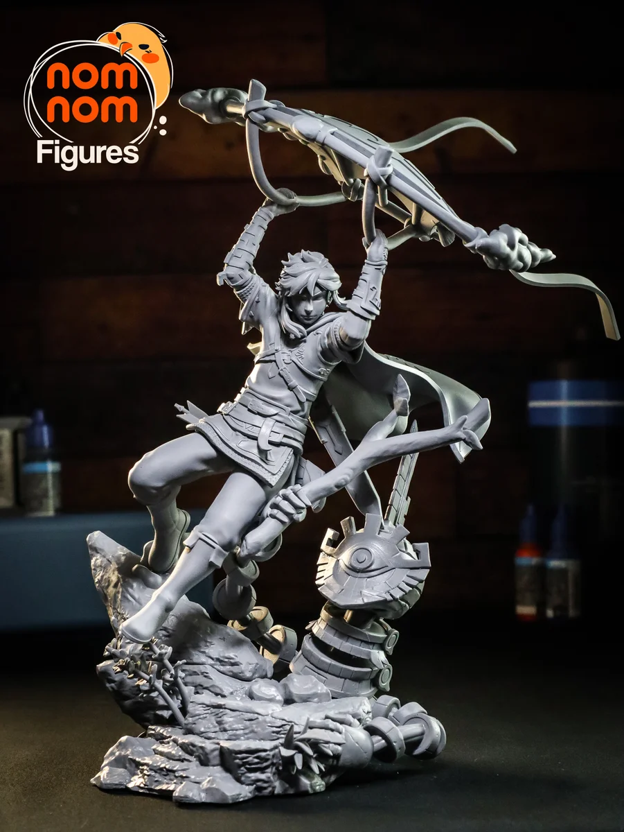 Link | Fan Art | 3D Printed Resin Model Garage Kit | *Un-Painted* | Nomnom 8