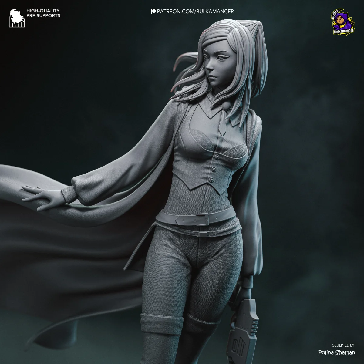 Re-L | Fan Art | 3D Printed Resin Model Garage Kit | *Un-Painted* | Bulkamancer 5