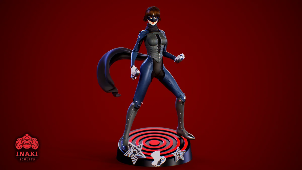 Makoto Niijima | Fan Art | 3D Printed Resin Model Garage Kit | *Un-Painted* | Inaki Sculpts 3