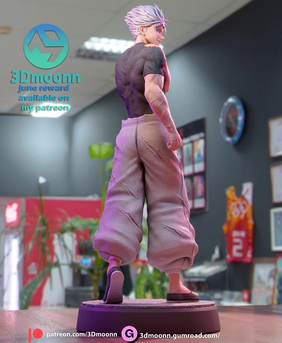 Gogo | Fan Art | 3D Printed Resin Model Garage Kit | *Un-Painted* | 3DMoon 5