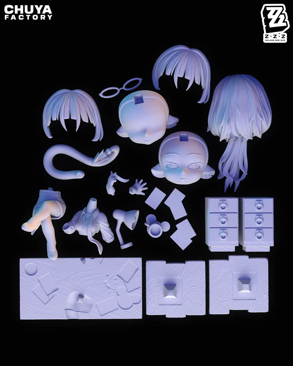 Chibi Jane Doe | Fan Art | 3D Printed Resin Model Garage Kit | *Un-Painted* | Chuya Factory 19