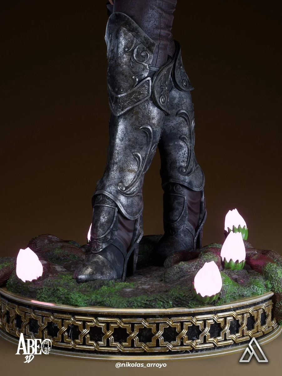 Elaria Shadownleaf | Fan Art | 3D Printed Resin Model Garage Kit | *Un-Painted* | Abe3D 18
